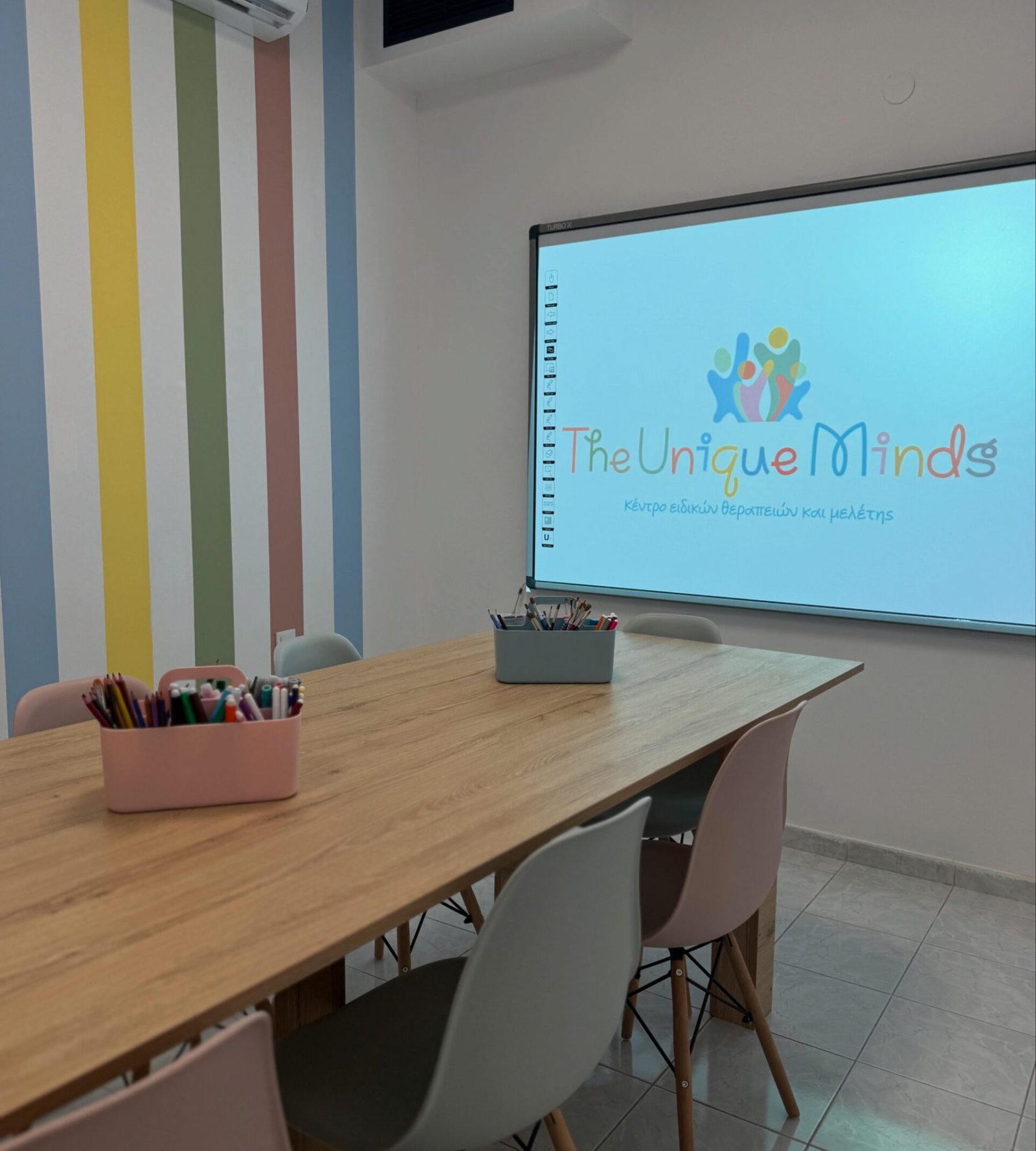 Αίθουσα λογοθεραπείας για παιδιά προσχολικής και σχολικής ηλικίας στο The Unique Minds